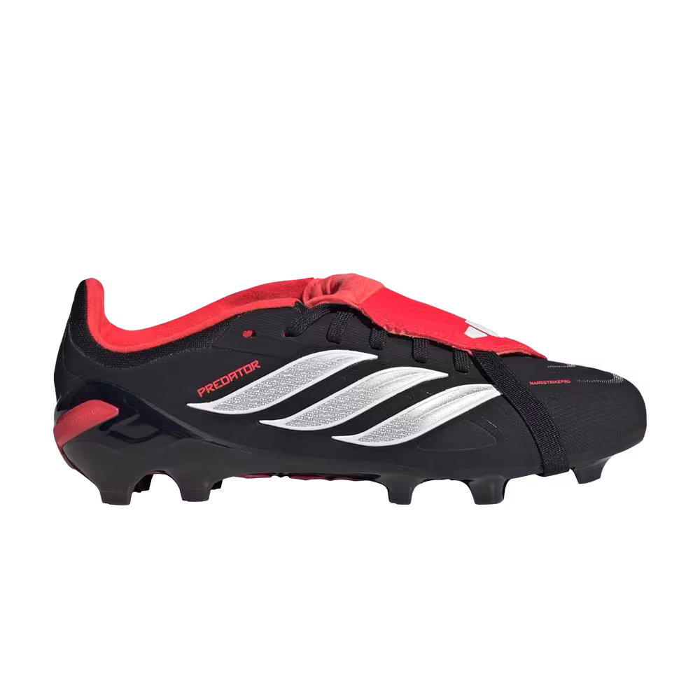 adidas Predator Elite Fold Over Tongue FG Core Black Cloud White