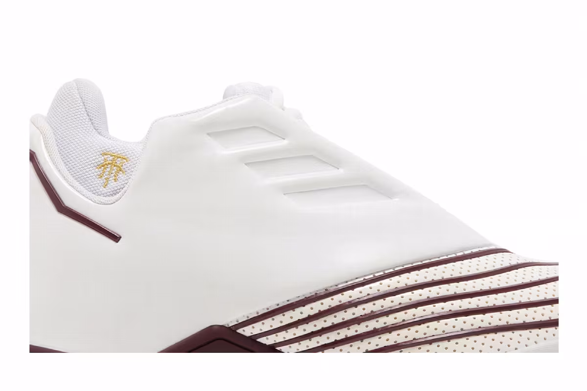adidas T-Mac 2 Restomod White Maroon, view 3