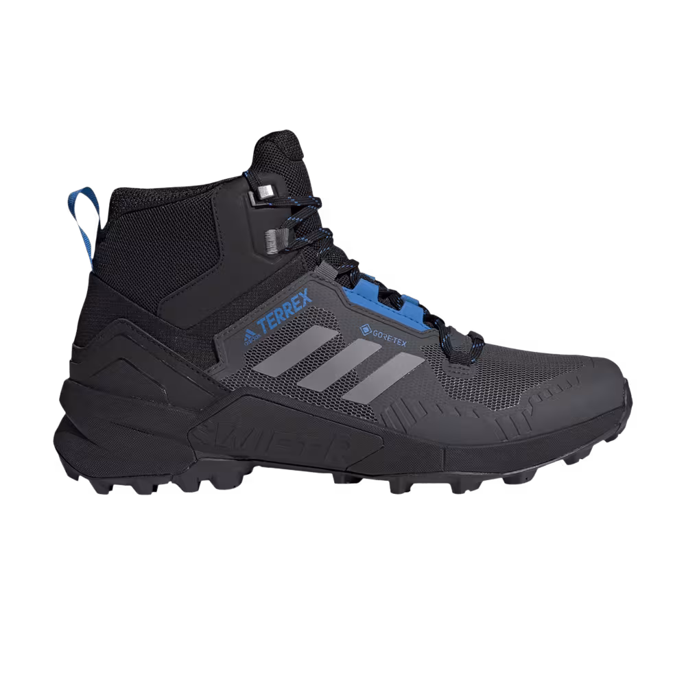 Adidas Terrex Swift R3 Mid GORE-TEX Black Grey Blue Rush