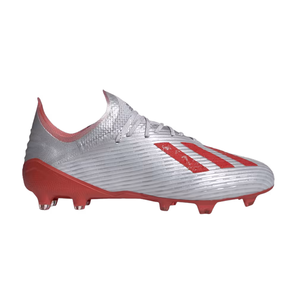 Adidas X 19.1 FG Silver Hi-Res Red