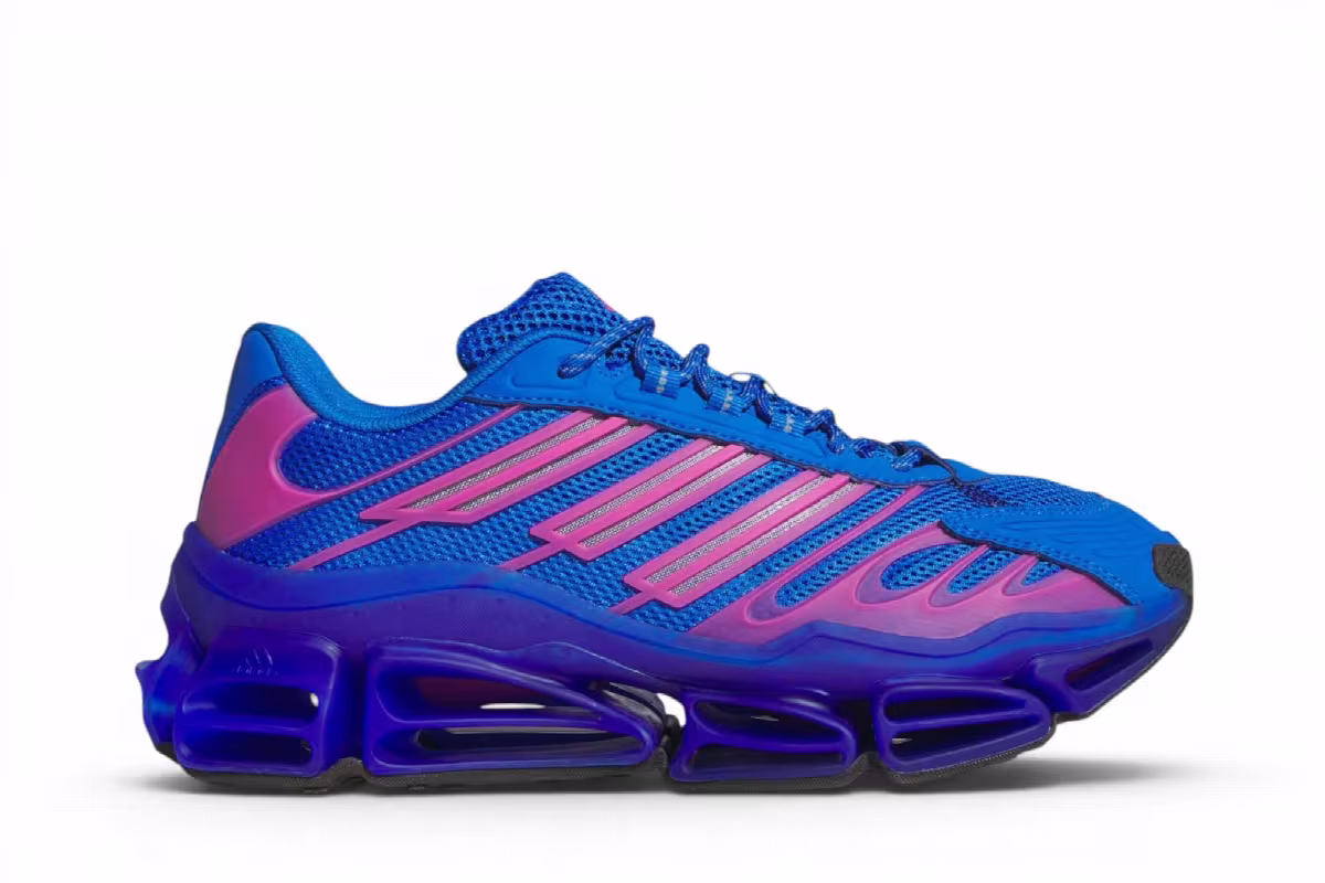 adidas Megaride AG Blue Bird Semi Lucid Fuchsia Core Black, view 2