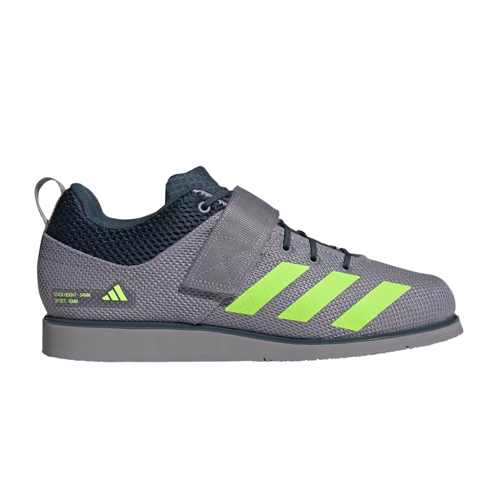 Adidas Powerlift 5 Grey Lucid Lemon