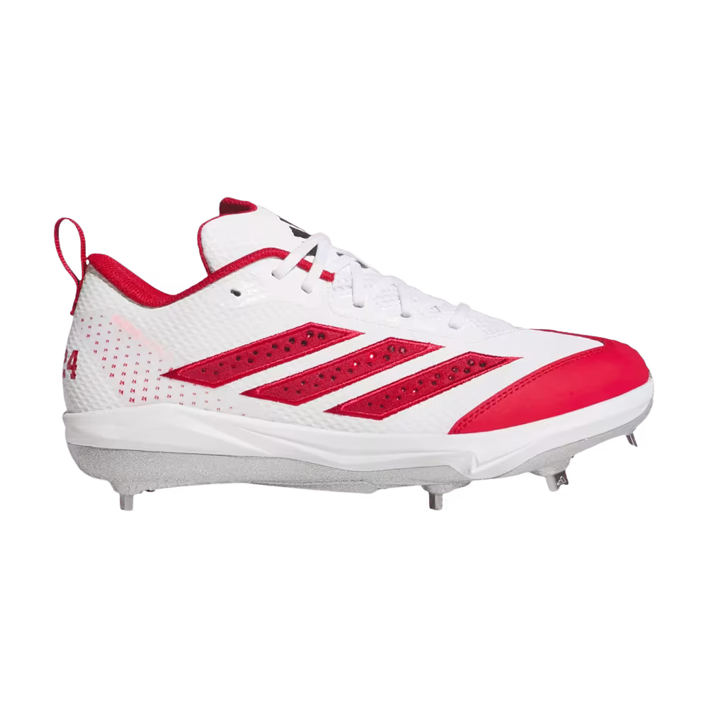 adidas Women's Softball Adizero Instinct 2.0 Cloud White Team Power Red Core Black