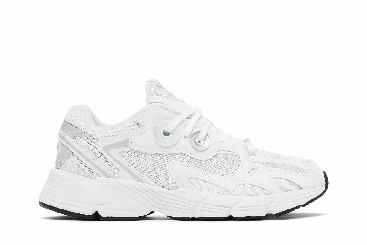 adidas Women's Astir White Silver Metallic, view 2