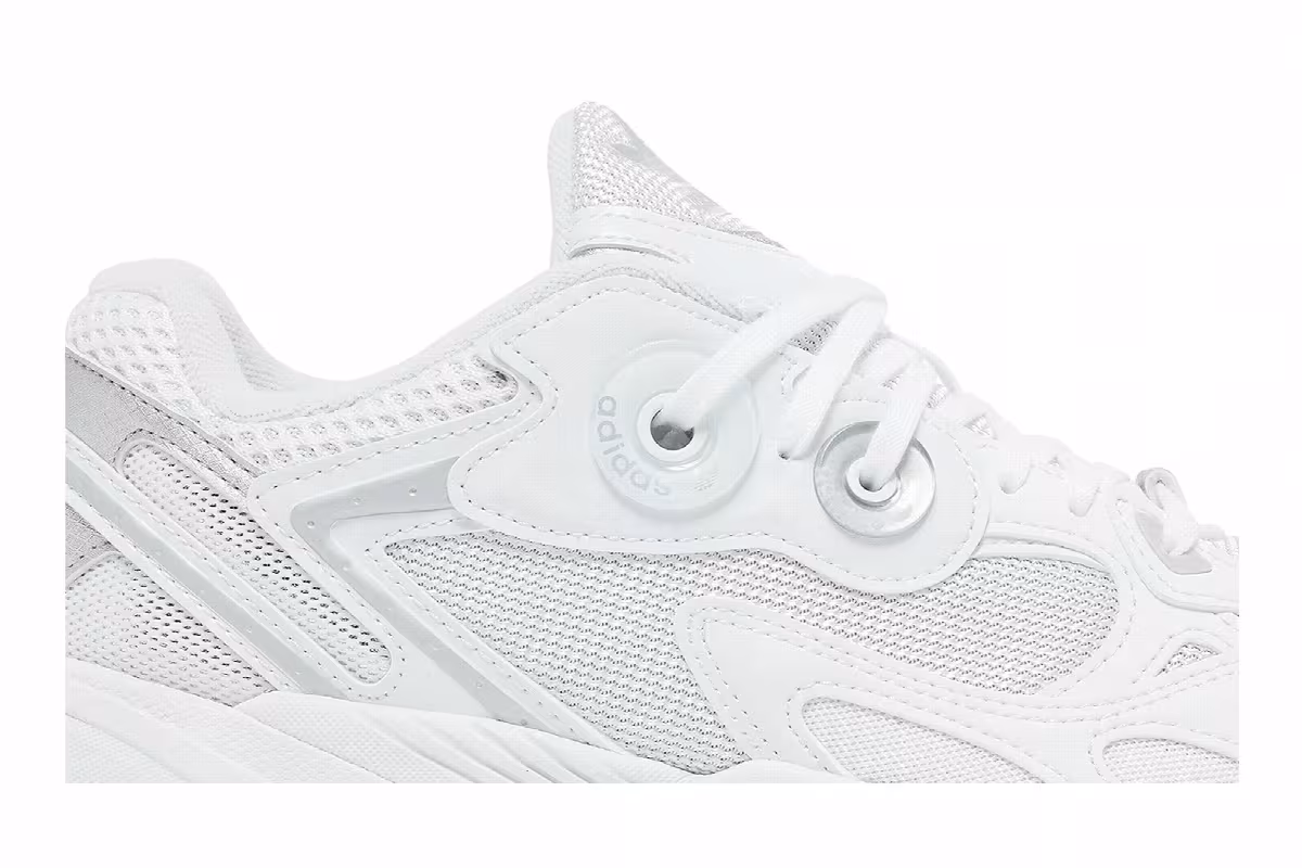 adidas Women's Astir White Silver Metallic, view 3