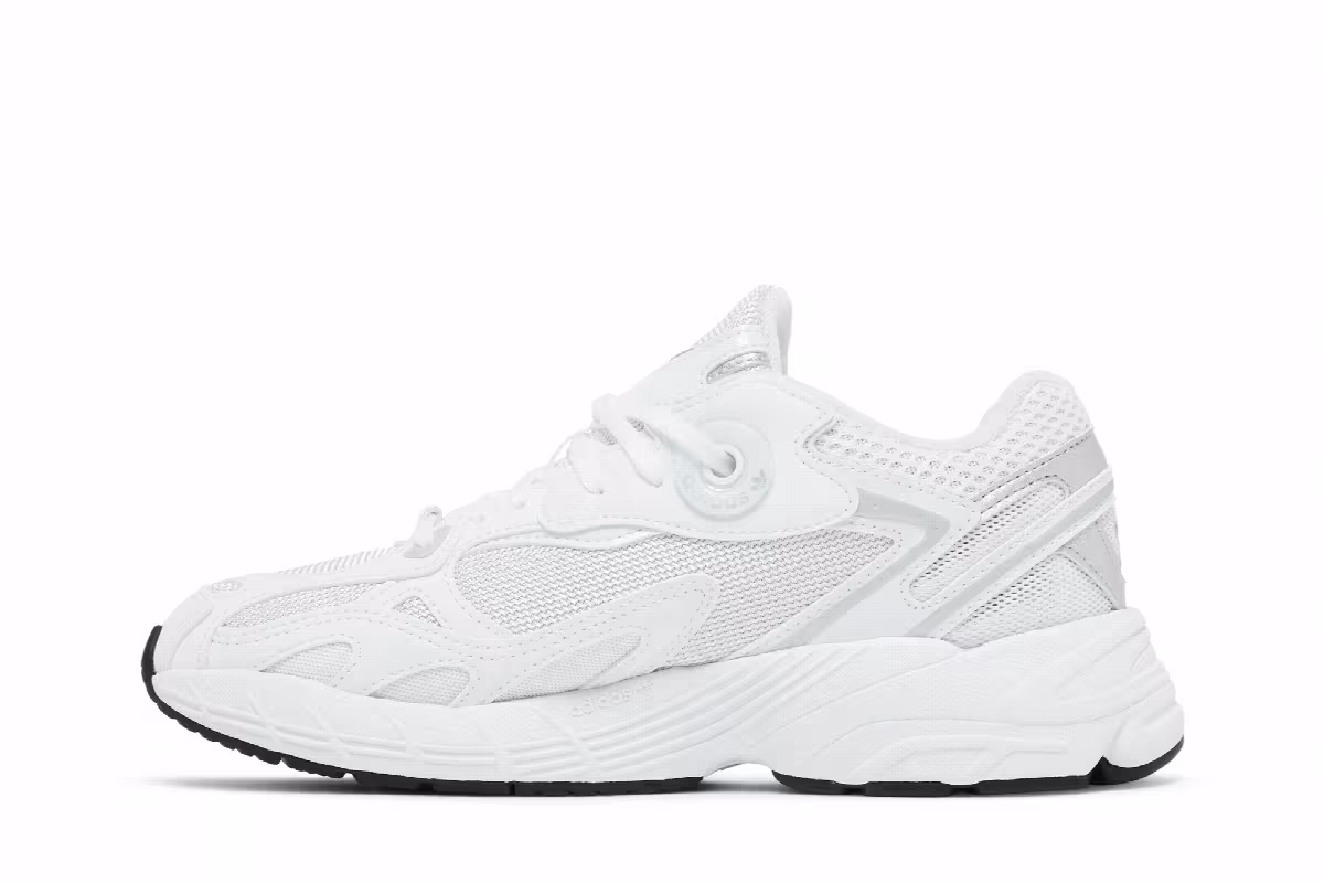 adidas Women's Astir White Silver Metallic, view 4