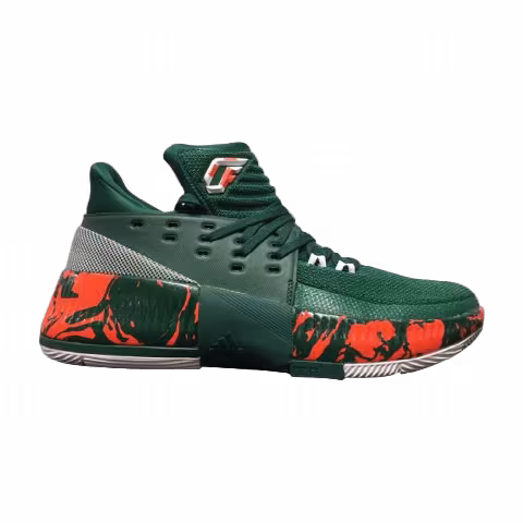 Adidas SM D Lillard 3.0 March Madness 'Miami Hurricanes'