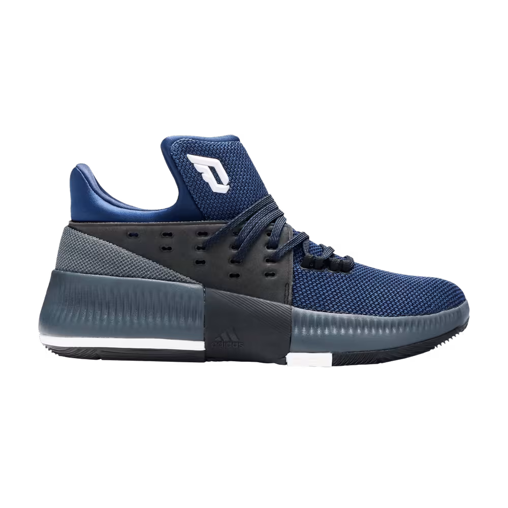 adidas D Lillard 3 J Utility Black Mystery Blue