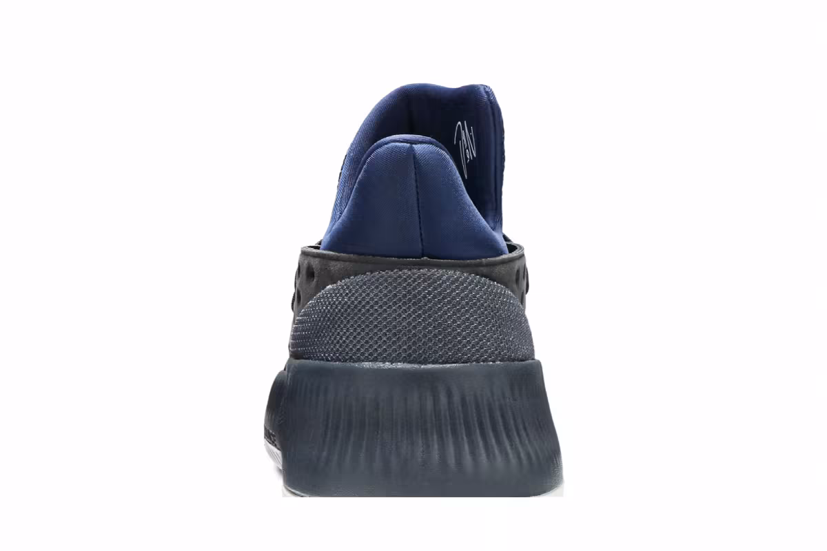 adidas D Lillard 3 J Utility Black Mystery Blue, view 8