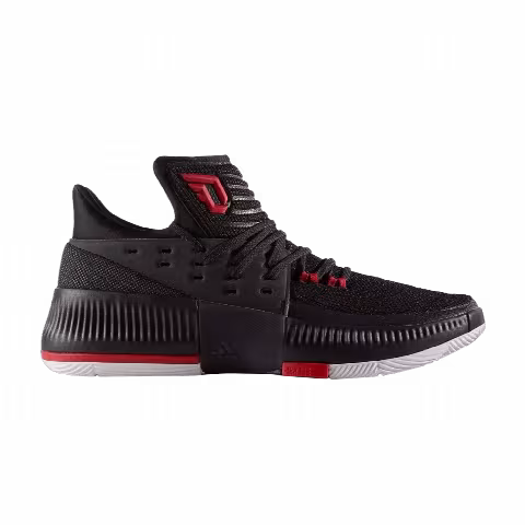 Adidas D Lillard 3 'Black Scarlet'