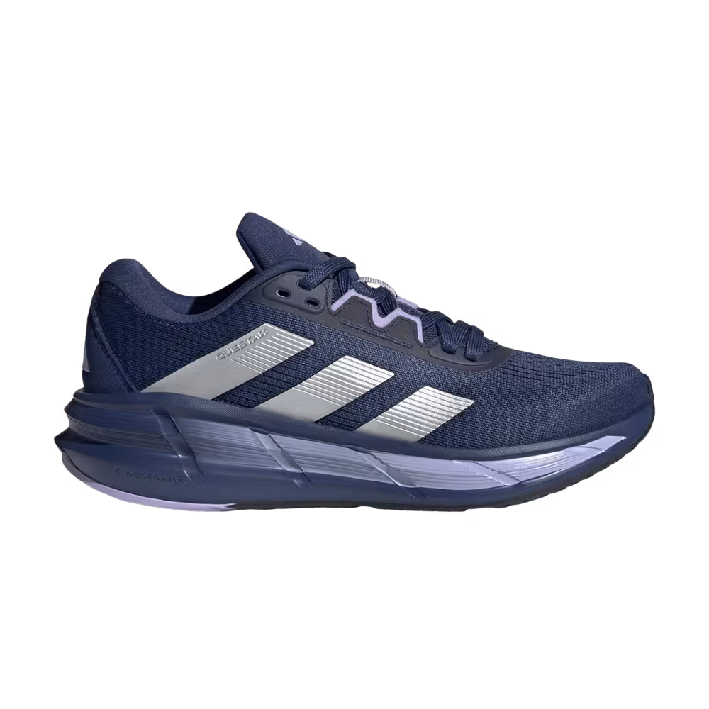 adidas Women's Questar 3 Tech Indigo Silver Metallic Glow Purple