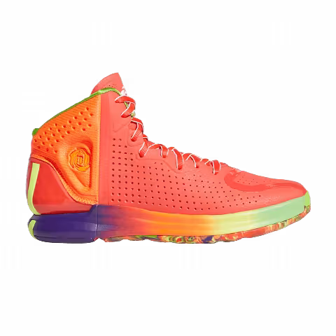 Adidas D Rose 4 Restomod 'Solar Red Rainbow'