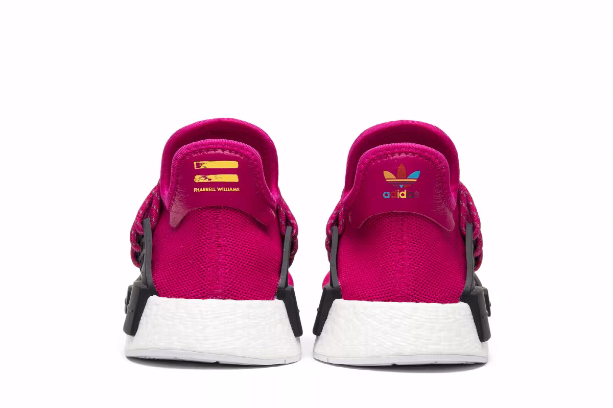 Pharrell x adidas NMD Human Race Shock Pink, view 7