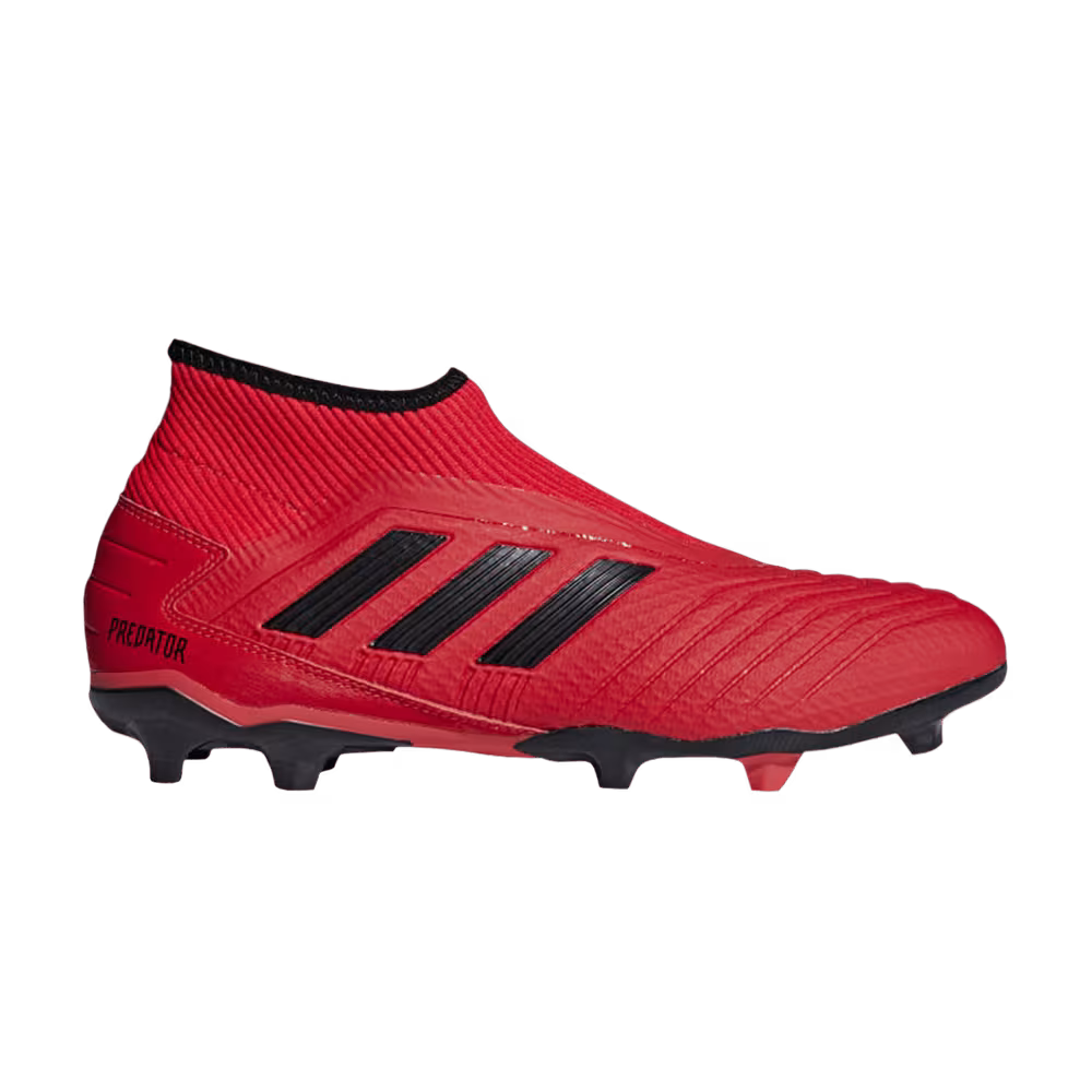 Adidas Predator 19.3 Laceless FG Active Red Black