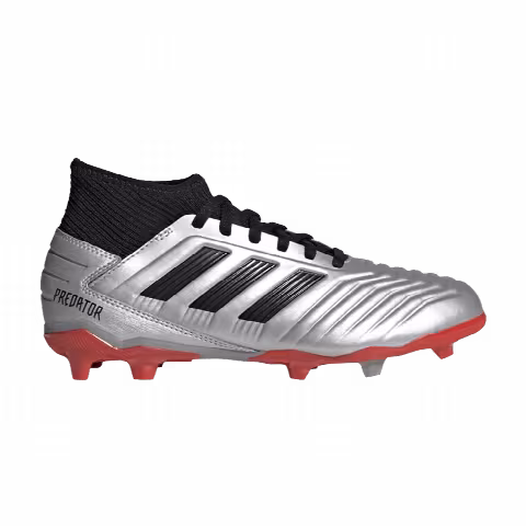Adidas Predator 19.3 FG J 'Silver Metallic Red'