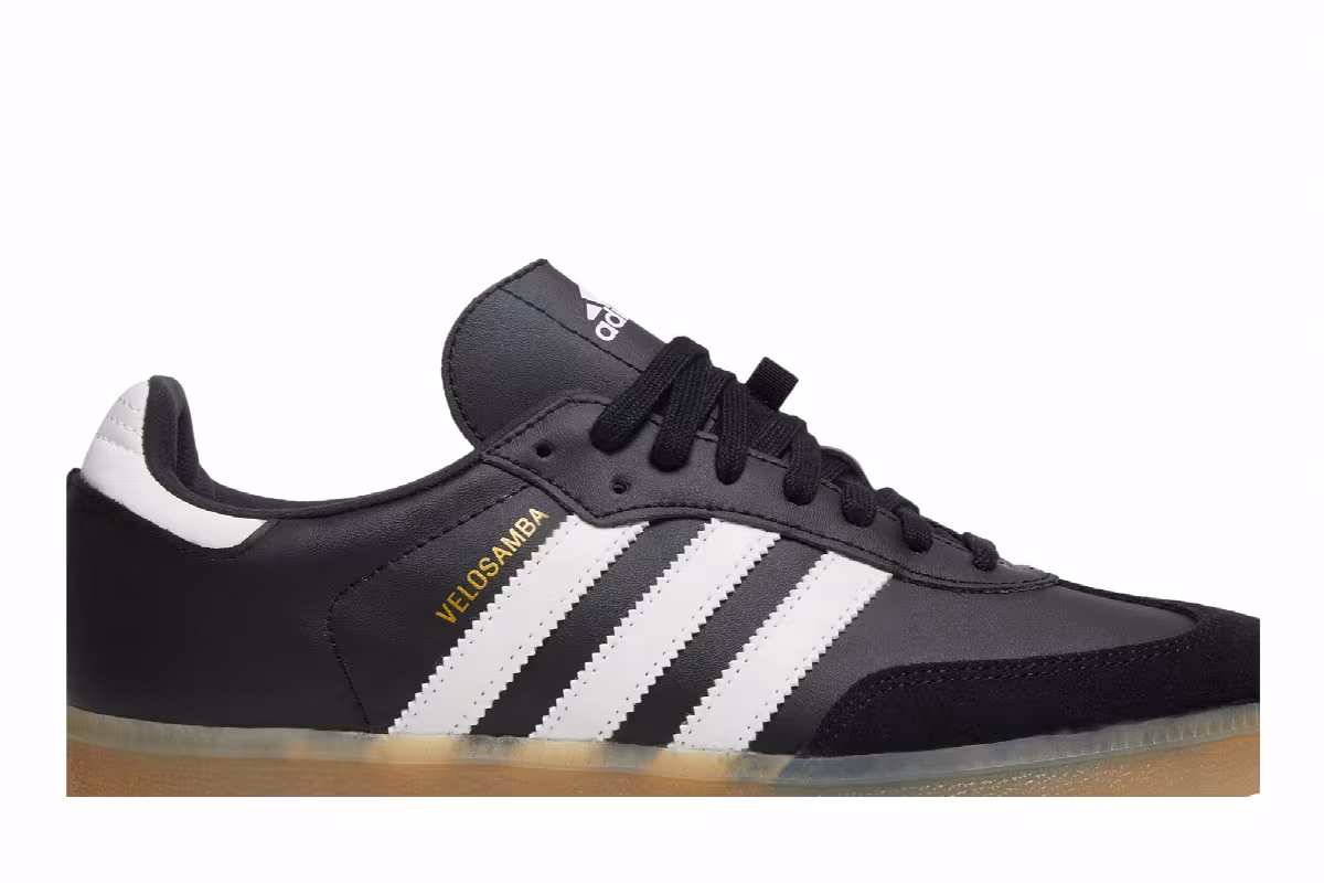 adidas Velosamba Black White, view 3