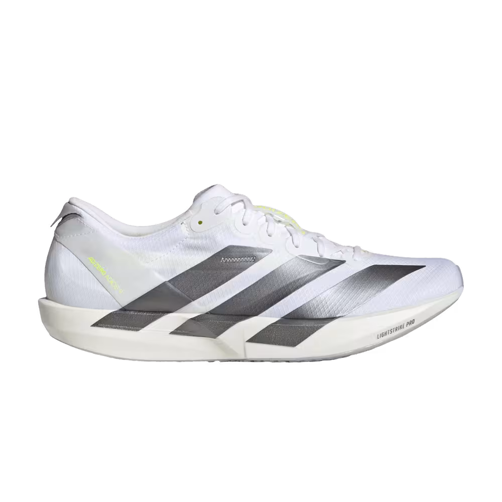 adidas Adizero Adios 9 Cloud White Iron Metallic