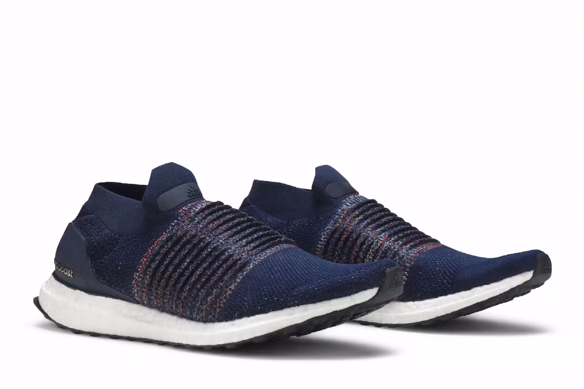 Adidas UltraBoost Laceless Collegiate Navy, view 9