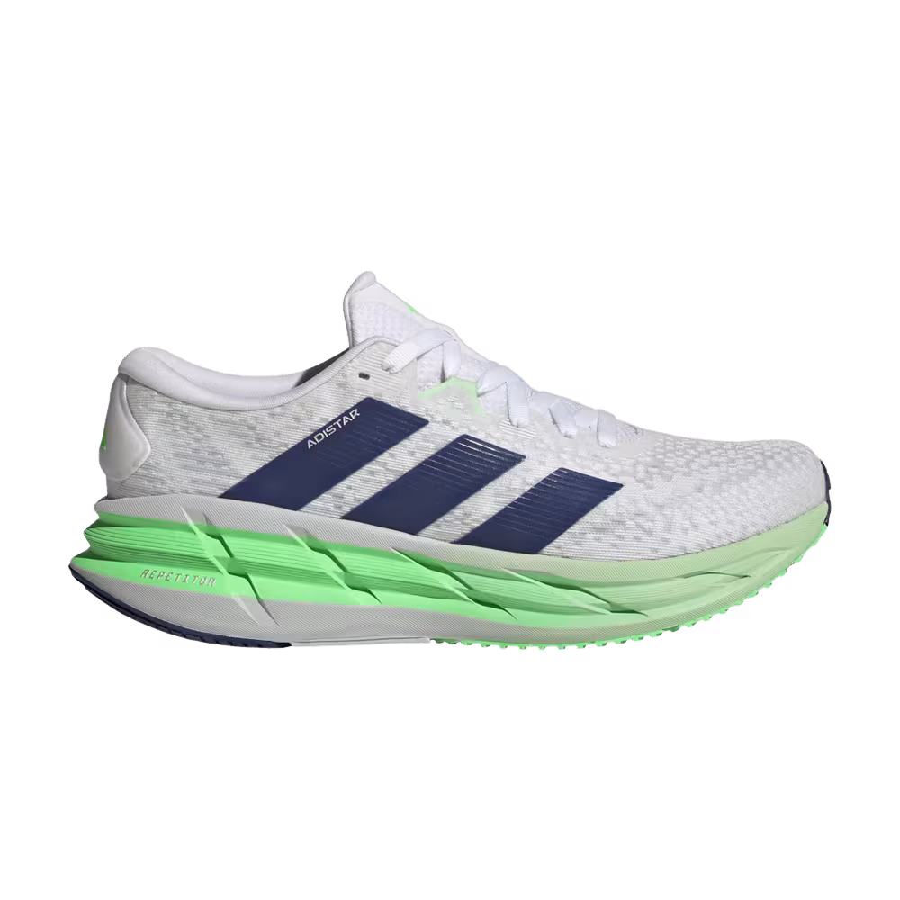 adidas Adistar 4 Cloud White Tech Indigo Lime Burst