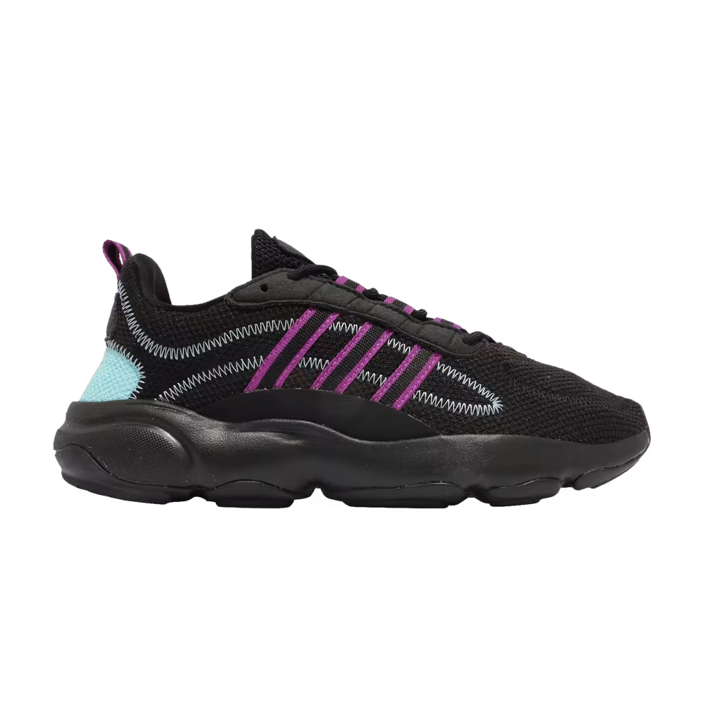 Adidas Women's Haiwee Black Vivid Pink