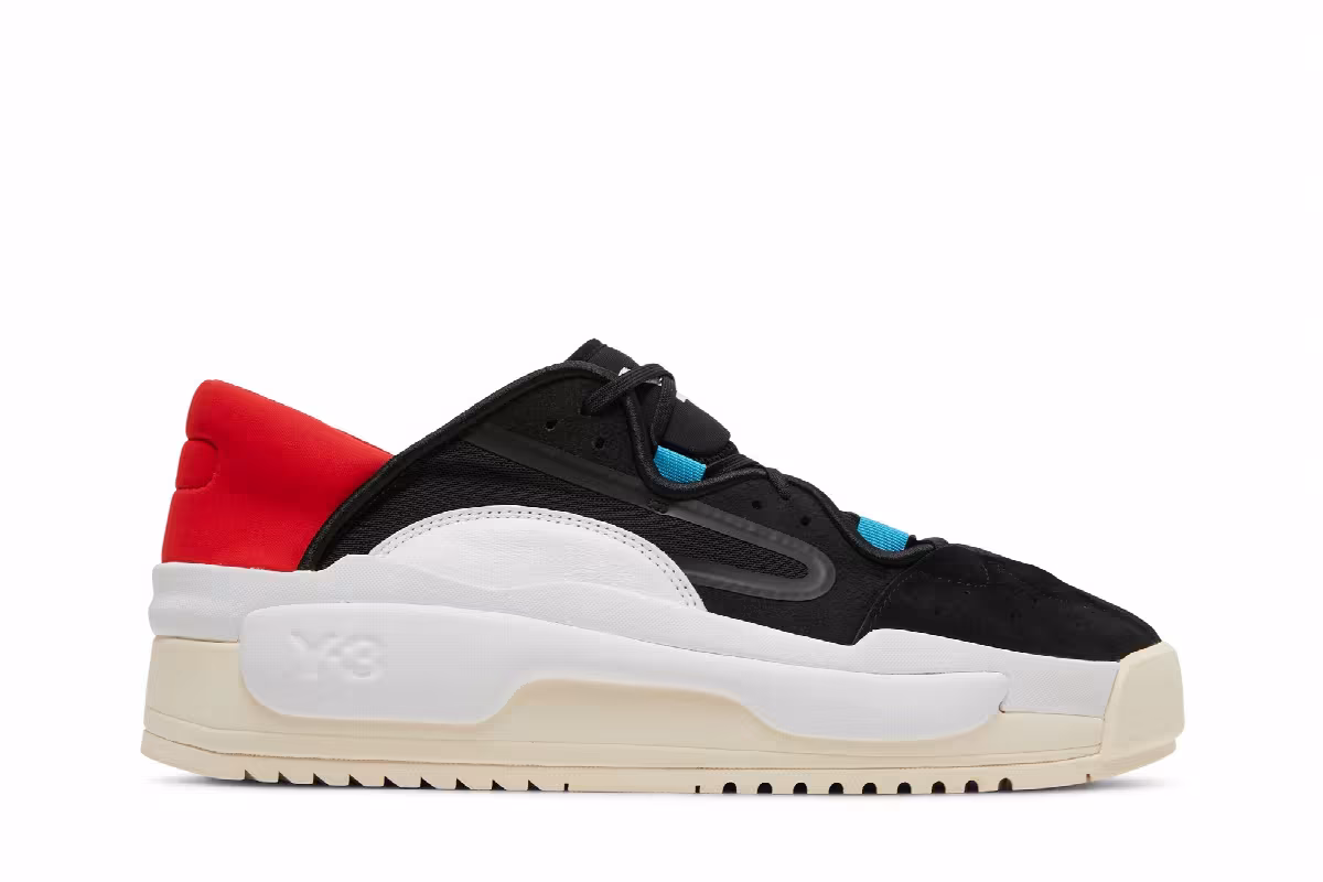 Adidas Y-3 Hokori 2 Black Red, view 2
