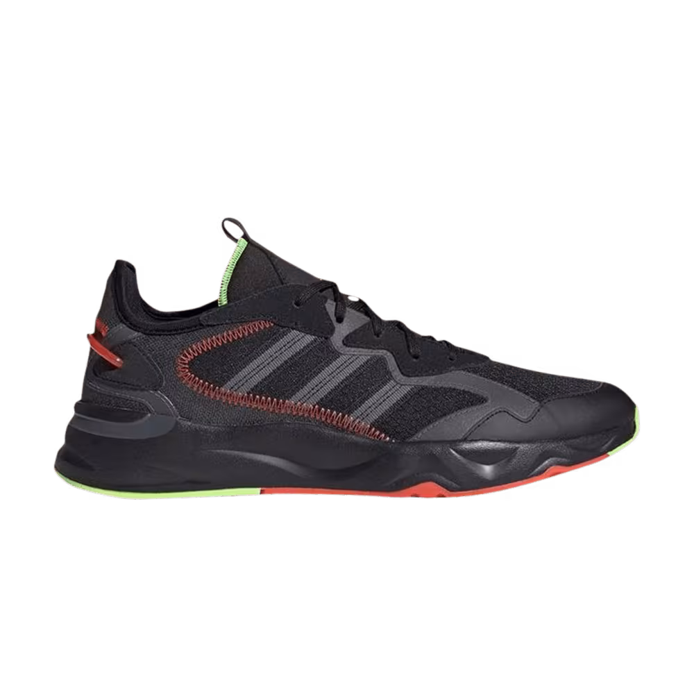 Adidas Futureflow Black Red Fluorescent