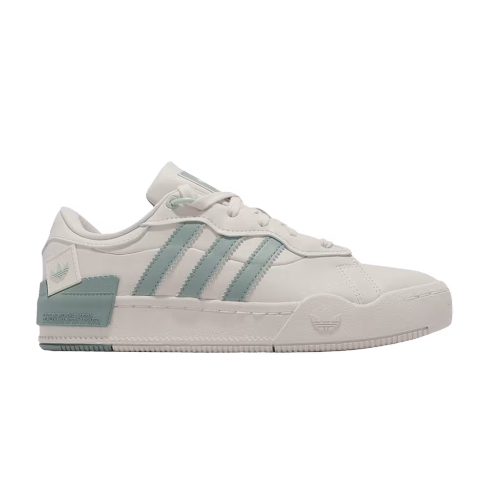 adidas Women's Rey Galle White Dash Green