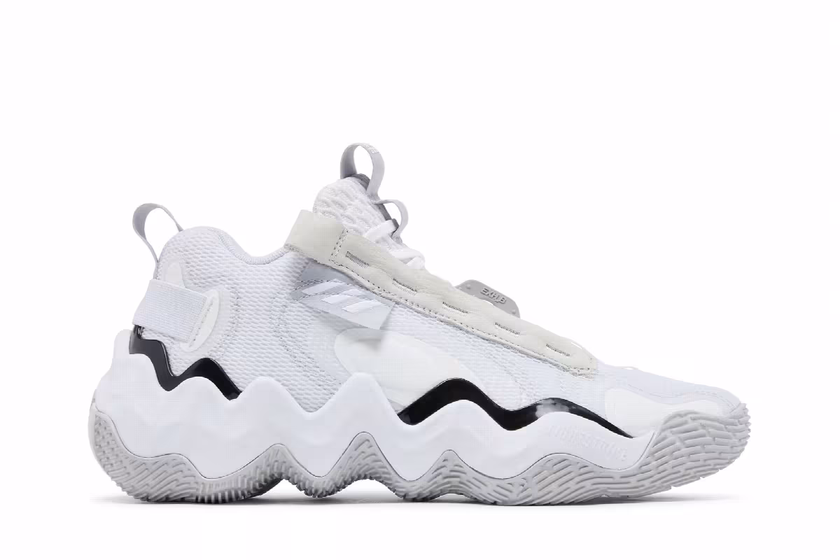Adidas Exhibit B White Black, view 2