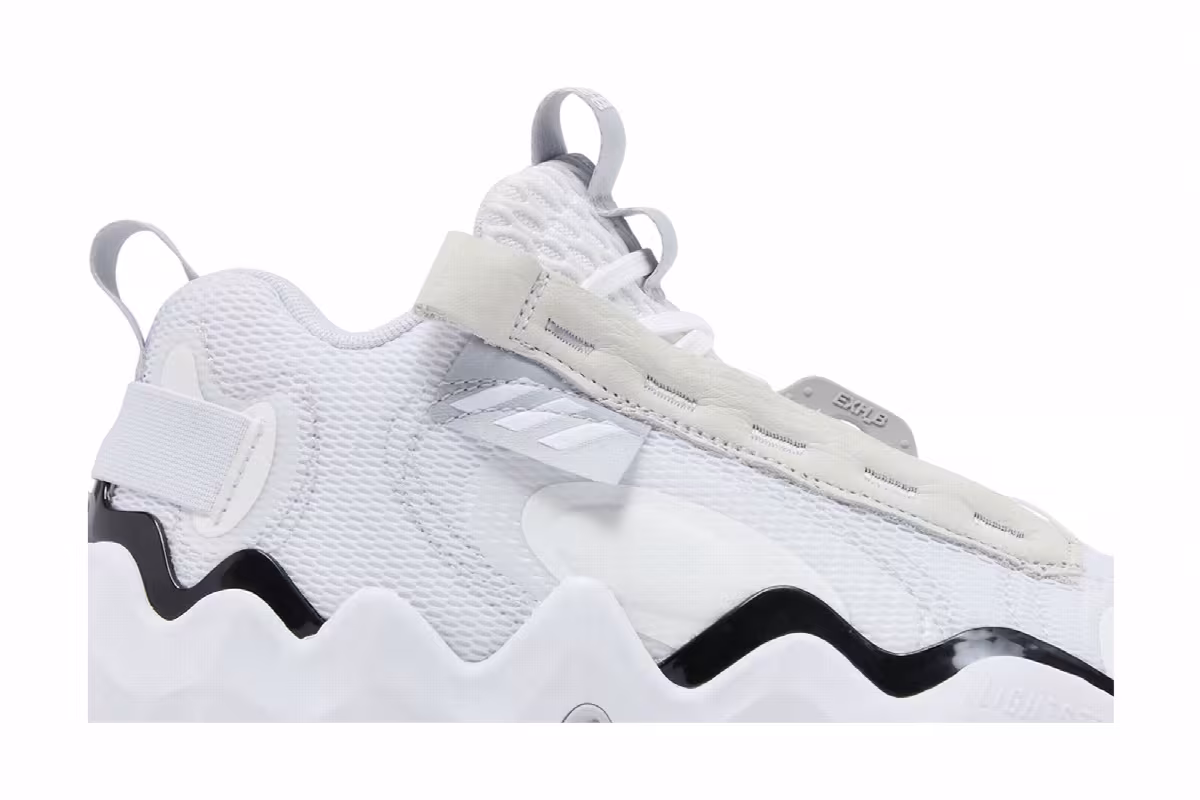 Adidas Exhibit B White Black, view 3