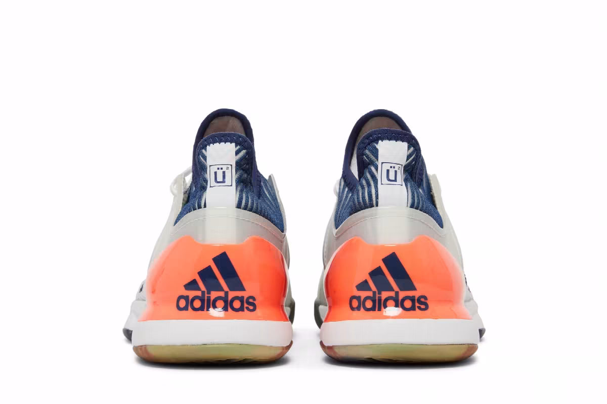 Adidas Adizero Ubersonic 2.0 White Tech Indigo Coral, view 7
