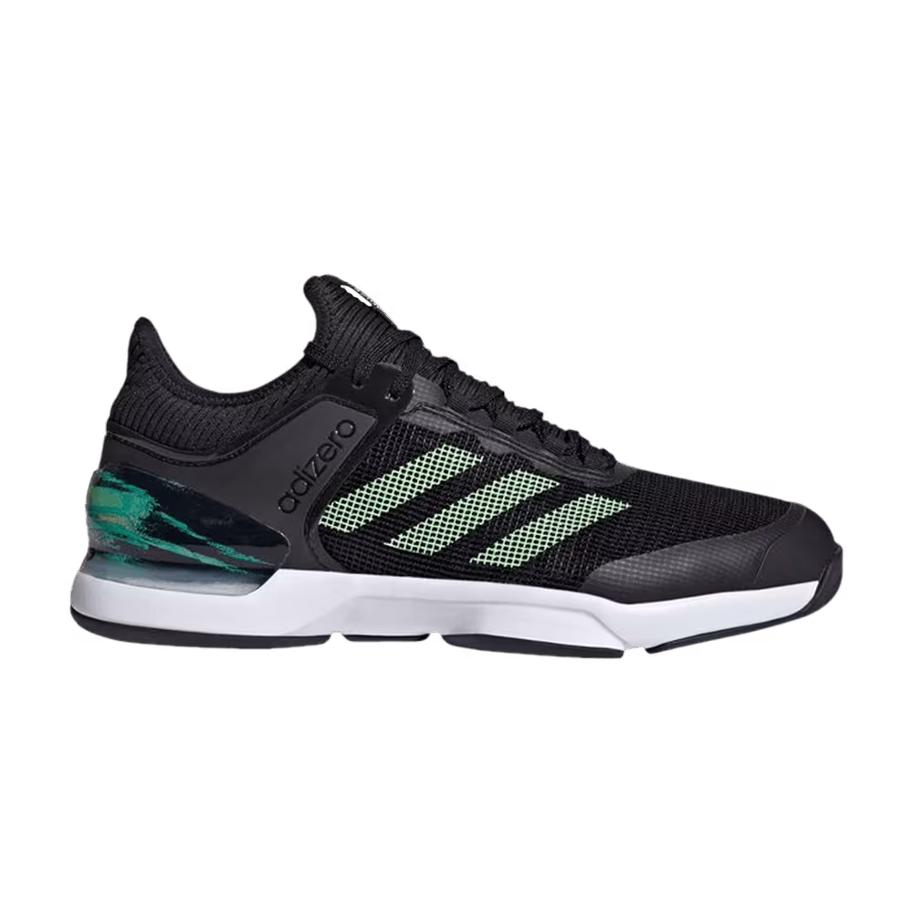 Adidas Adizero Ubersonic 2.0 Black Glow Green