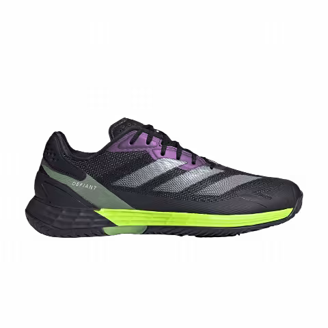 adidas Defiant Speed 2 'Core Black Iron Metallic Lucid Lemon'