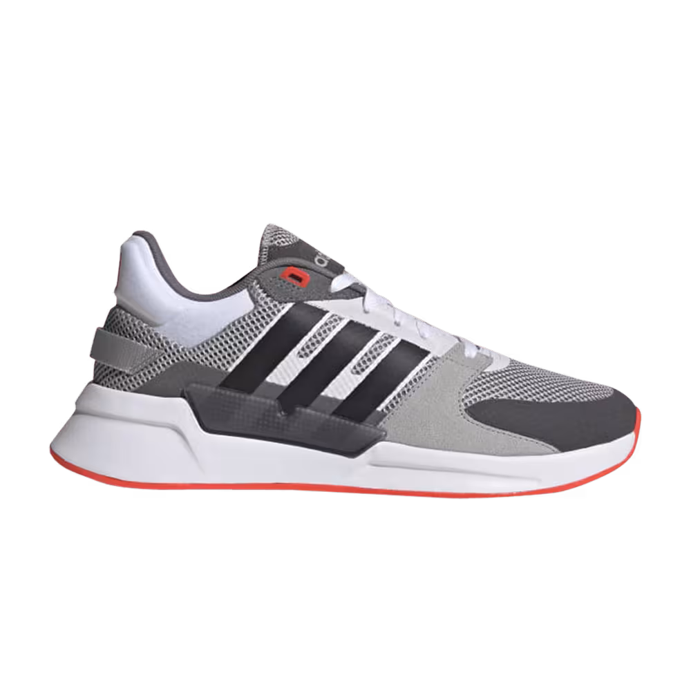 Adidas Run 90s Grey Solar Red