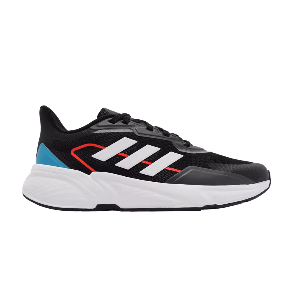 Adidas X9000L1 Black White Solar Red