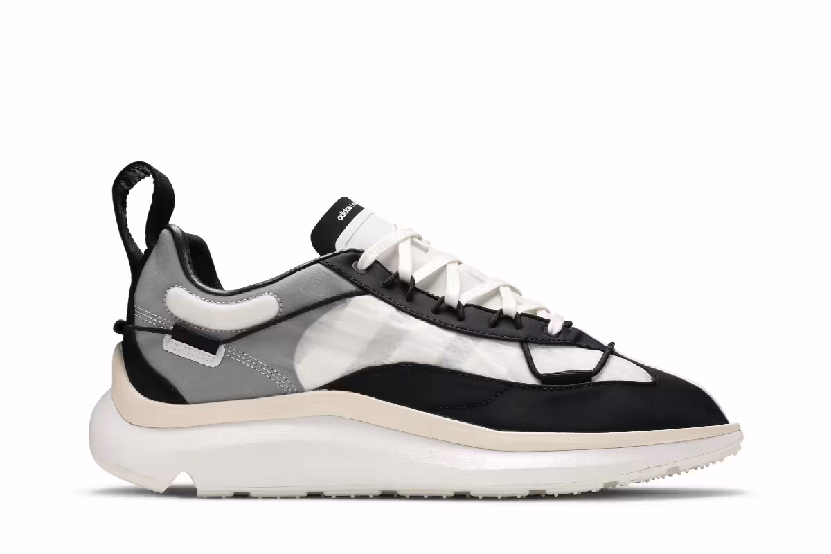 adidas Y-3 Shiku Run White Black, view 2