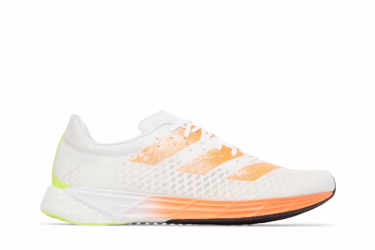adidas Adizero Pro White Screaming Orange, view 2