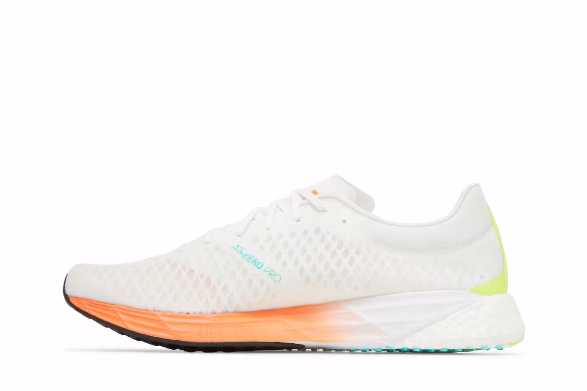 adidas Adizero Pro White Screaming Orange, view 4