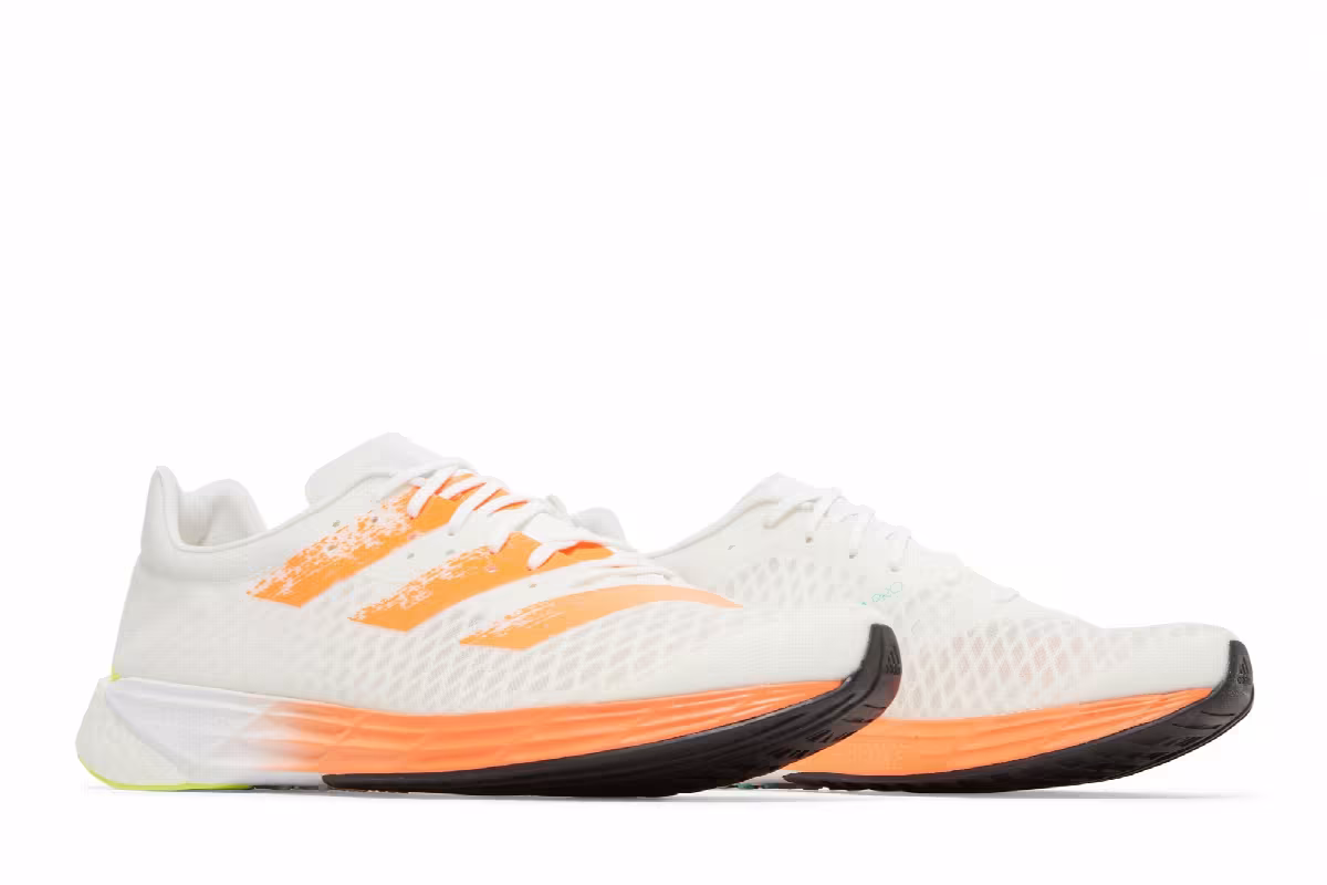 adidas Adizero Pro White Screaming Orange, view 9
