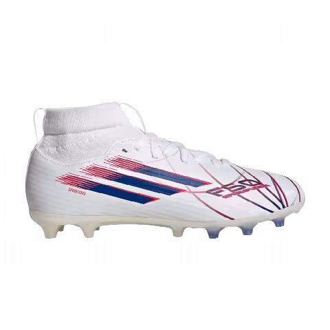 adidas F50 Sparkfusion League Mid FG AG Little Kid 'Cloud White Royal Blue'