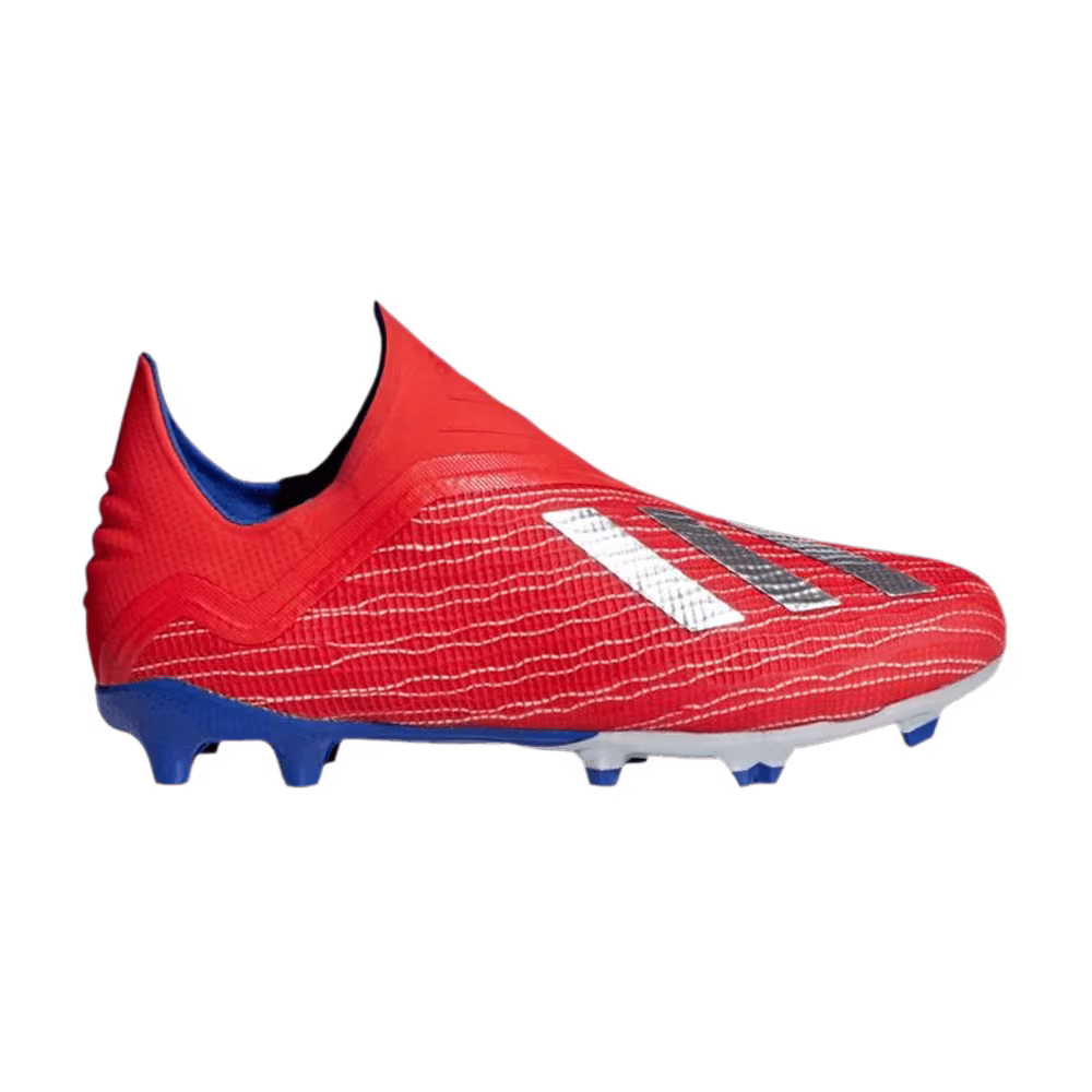Adidas X 18+ FG J Active Red Bold Blue
