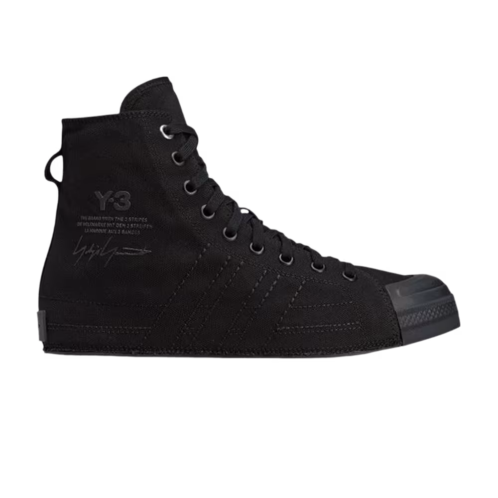 Adidas Y-3 Nizza High Triple Black