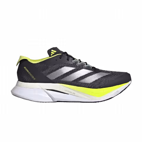 adidas Adizero Boston 12 'Aurora Ink Silver Metallic Pulse Lime'