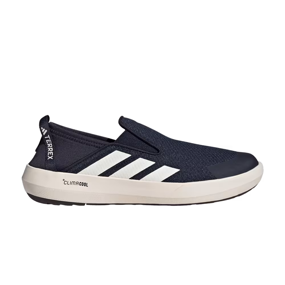 adidas Terrex Boat Slip-On Legend Ink Chalk White Semi Impact Orange