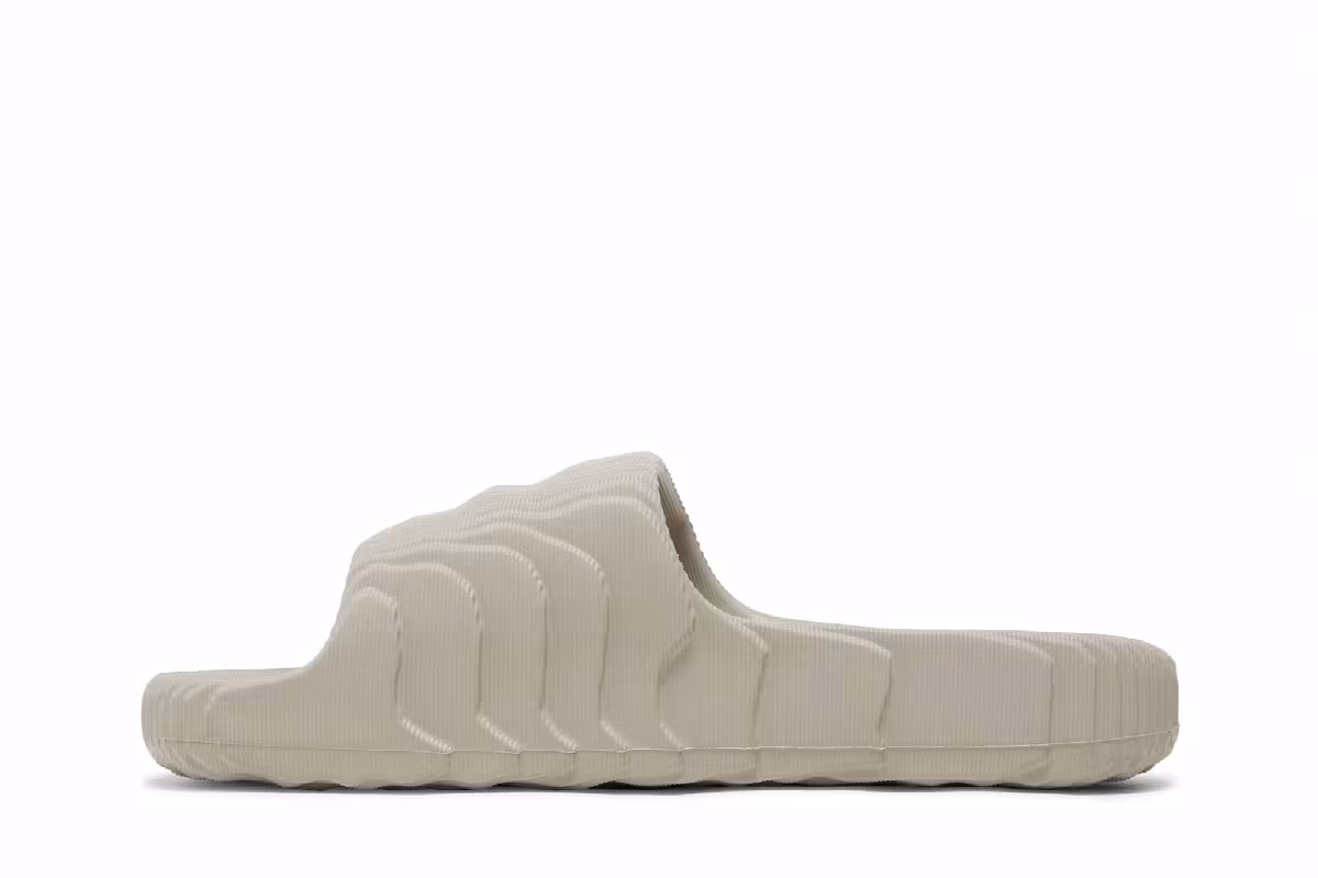 adidas Adilette 22 Slides Clear Grey, view 4