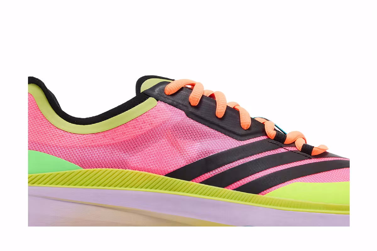adidas Adizero Select 3.0 Low Lucid Pink Preloved Lime, view 3
