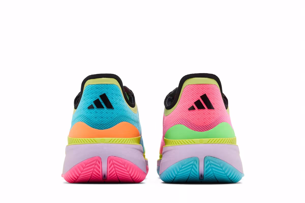 adidas Adizero Select 3.0 Low Lucid Pink Preloved Lime, view 7