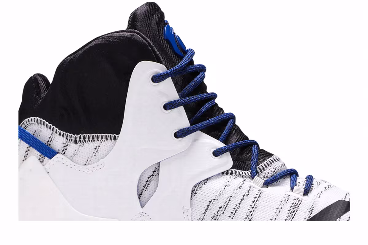 Adidas D Rose 7 Primeknit White Blue, view 3