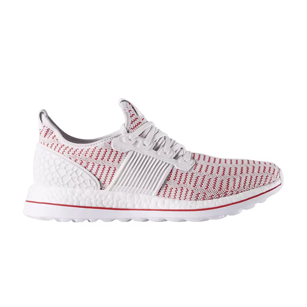 Adidas PureBoost ZG LTD Crystal White Vivid Red