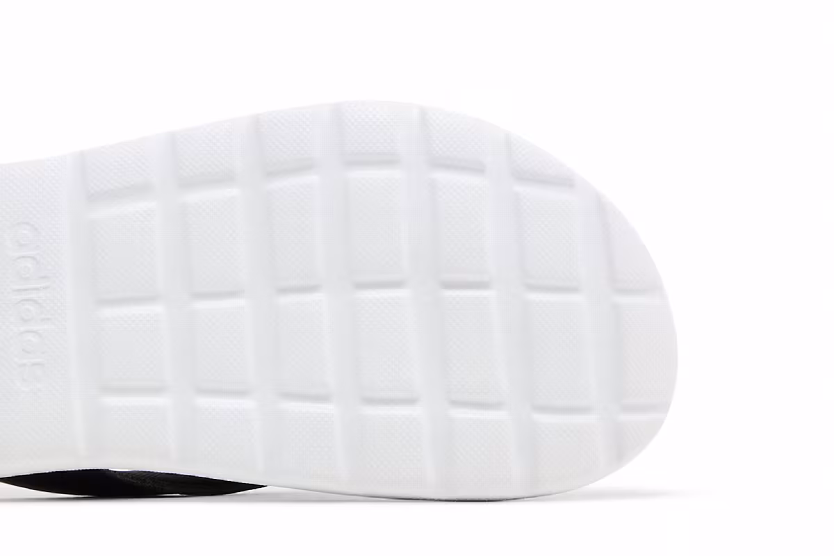 Adidas Women's Comfort Flip Flop White Black, view 6