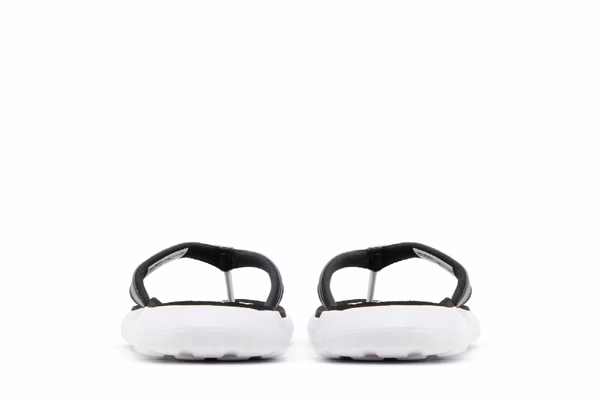 Adidas Women's Comfort Flip Flop White Black, view 7